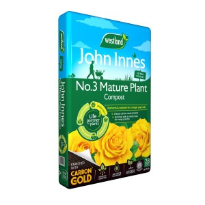 John Innes No.3 Mature Plant Compost 28L with Carbon Gold biochar