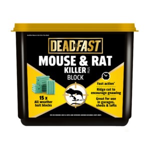 Deadfast Mouse and Rat Killer Plus 15 Blocks