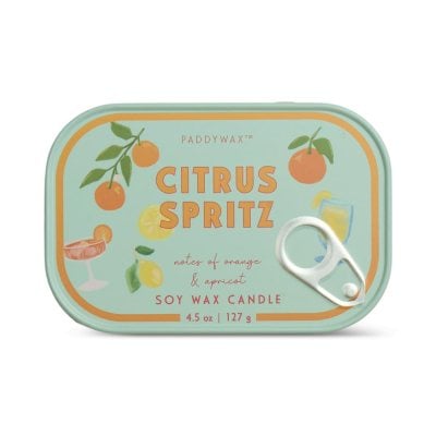 Bistro Orange Citrus Spritz Tin Candle