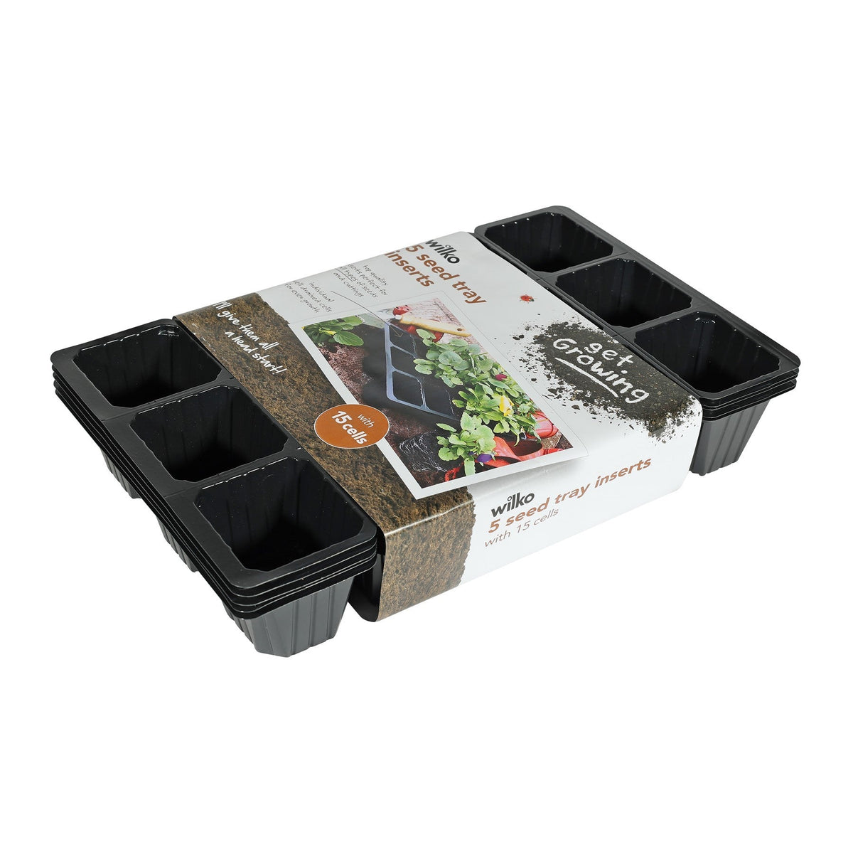 15-cell seed tray inserts pack of 5