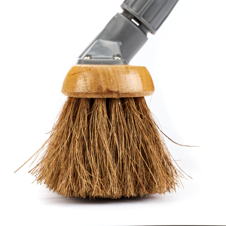 Buffalo 18 inch Soft Coco Platform Broom Head bristle detail