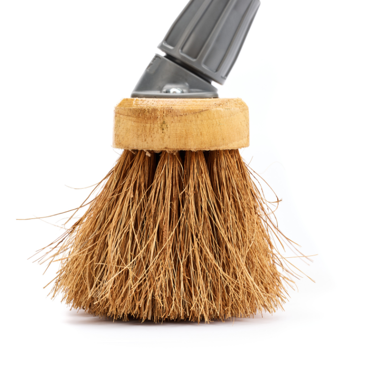Buffalo 12 inch Soft Coco Sweeper Broom Head bristle detail