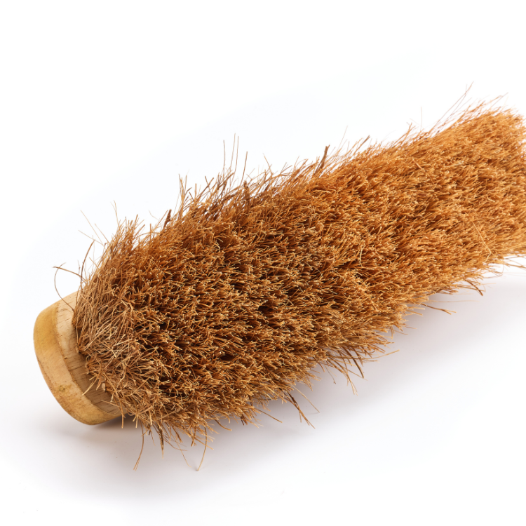 Buffalo 12 inch Soft Coco Sweeper Broom Head Tuff-Lok bracket detail