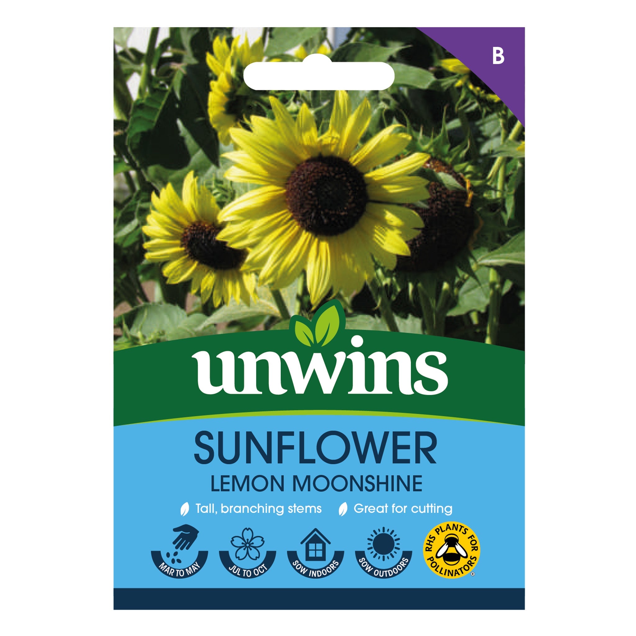 Unwins Sunflower Lemon Moonshine seeds
