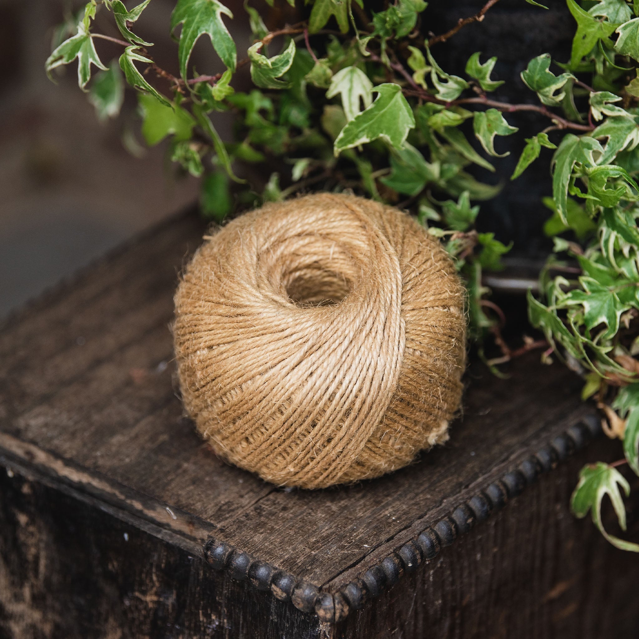 Kent & Stowe Jute Twine Bleached Stone 150m detail