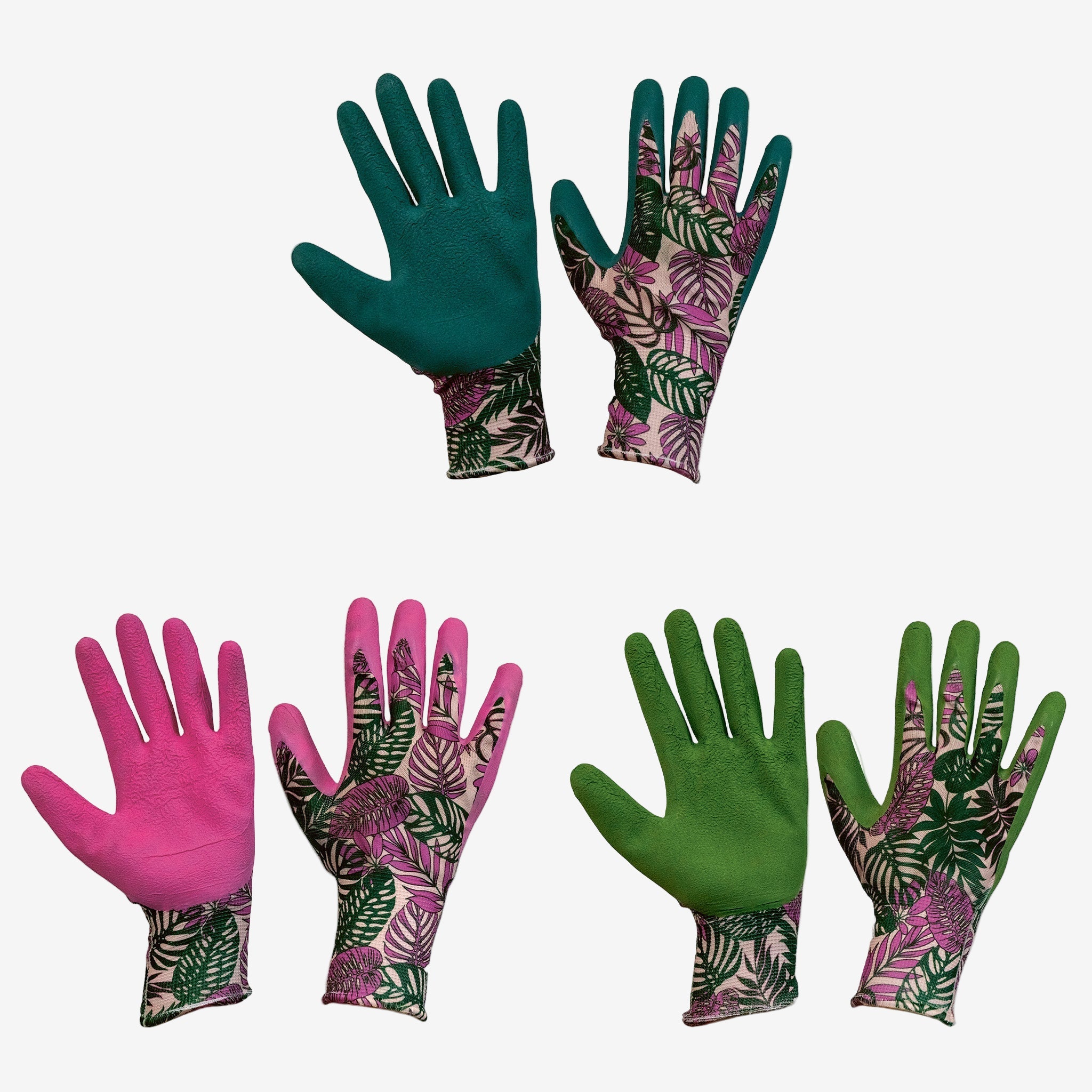 Kent and Stowe Weeding Gloves Botanical Triple Pack Small