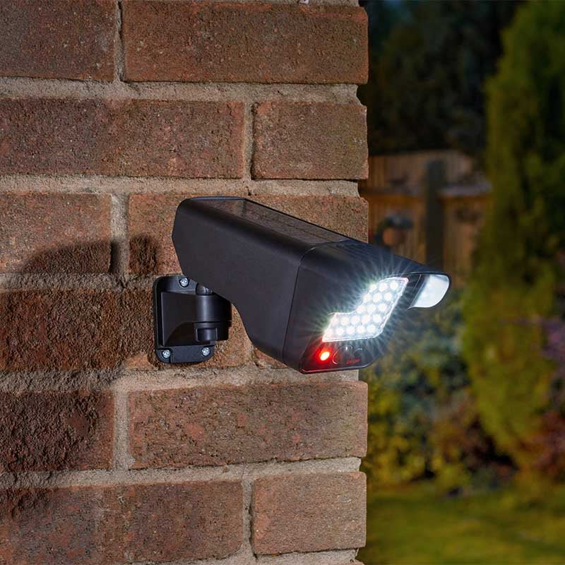 PIR Floodlight & Decoy Camera - planter for indoor and outdoor use