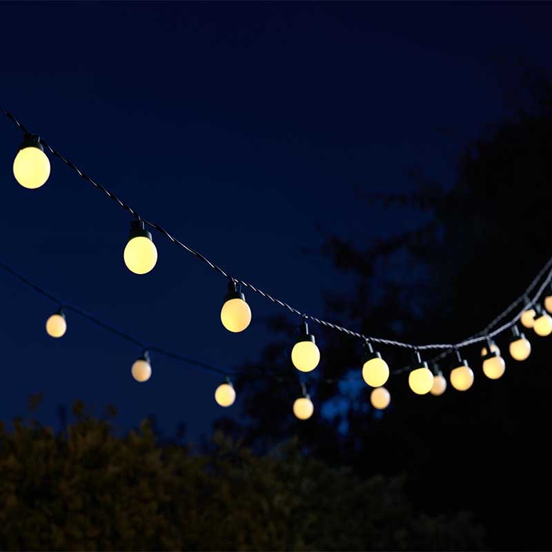 Multi Power Festoon String Lights - set of 30