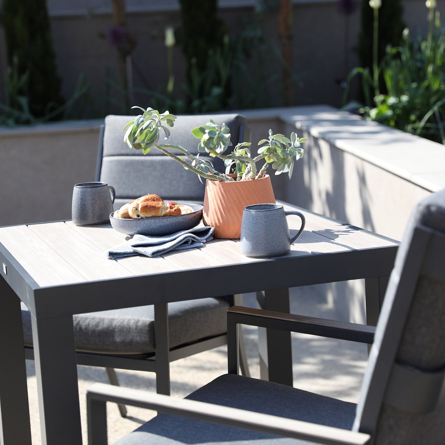 Mannington 2 Seat 70cm Square Bistro Set