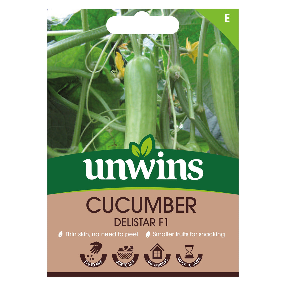 Unwins Cucumber Delistar F1 seeds