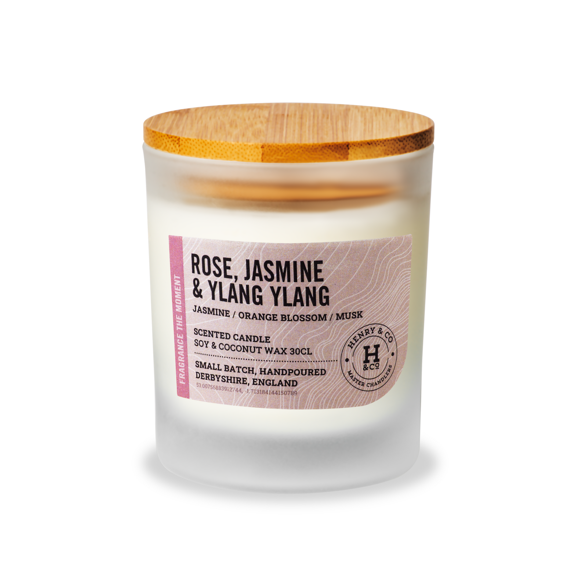 Henry & Co Rose, Jasmine & Ylang Ylang 30cl Scented Candle