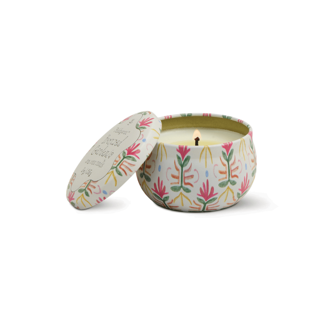 Tulip Bronzed Gardenia Tin Candle