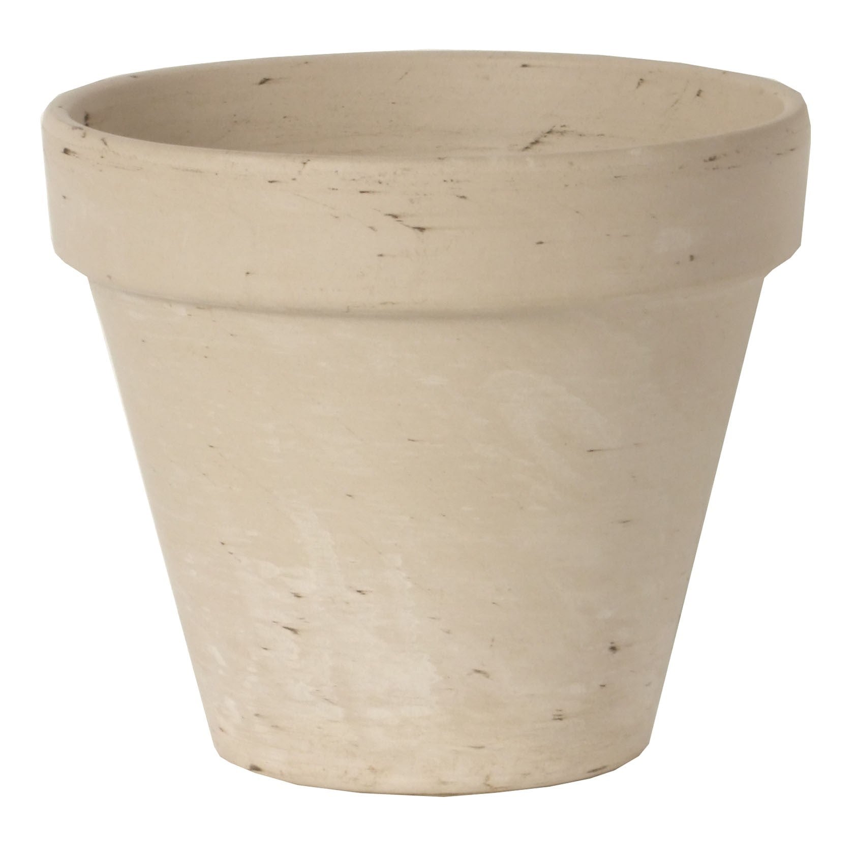 Granite Terracotta Flower Pot 20.69x17.86cm - terracotta garden pot for indoor and outdoor use