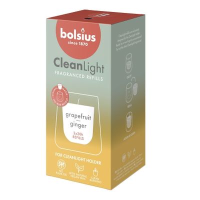 Bolsius Clean Light Refill Grapefruit & Ginger