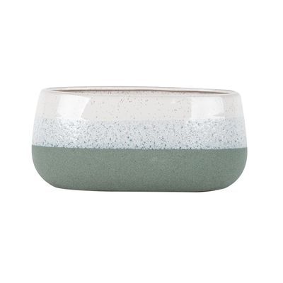Hortus Bordeaux Stoneware Pot - Pink - Dia26 x H13cm