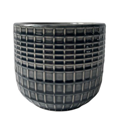Hortus Braga Pot - Grey - Dia 19.5 x H17cm