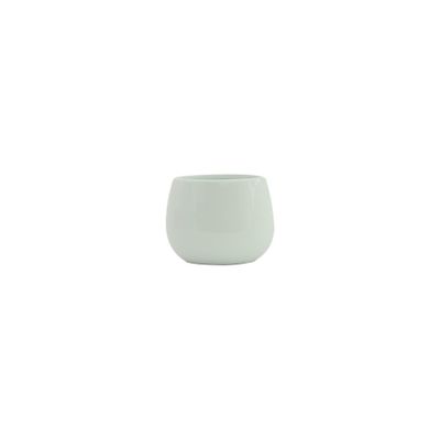 Hortus London Ceramic Pot - Glossy White - Dia8.5 x H8cm
