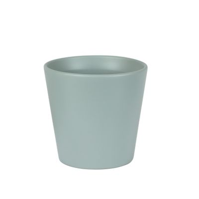 Hortus Vienna Ceramic Pot - Matt Grey - Dia13.5 x H15cm