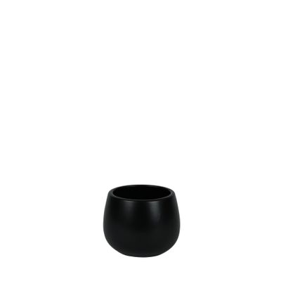 Hortus London Ceramic Pot - Matt Black - Dia8.5 x H8cm