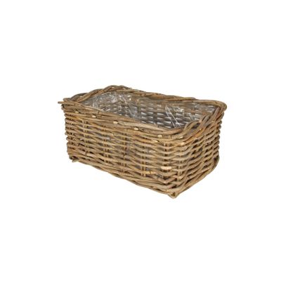Rectangle Natural Grey Basket 36cm