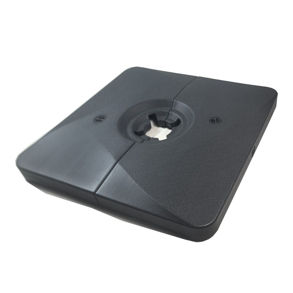 APAC Roma Water Fill 2 Part Parasol Base Black detail
