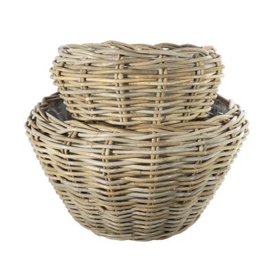 Round Tapered Rattan Baskets