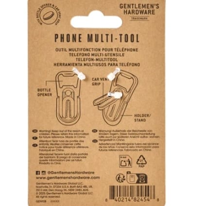 Gentlemen's Hardware Phone Multi-Tool