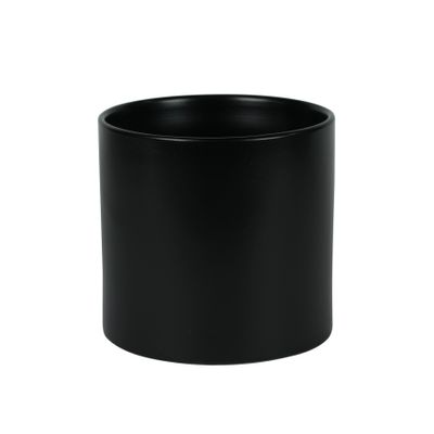 Hortus Sofia Ceramic Pot - Matt Black - Dia15.5 x H15cm