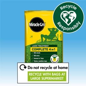Complete 4 in 1 lawn treatment applied to lawn