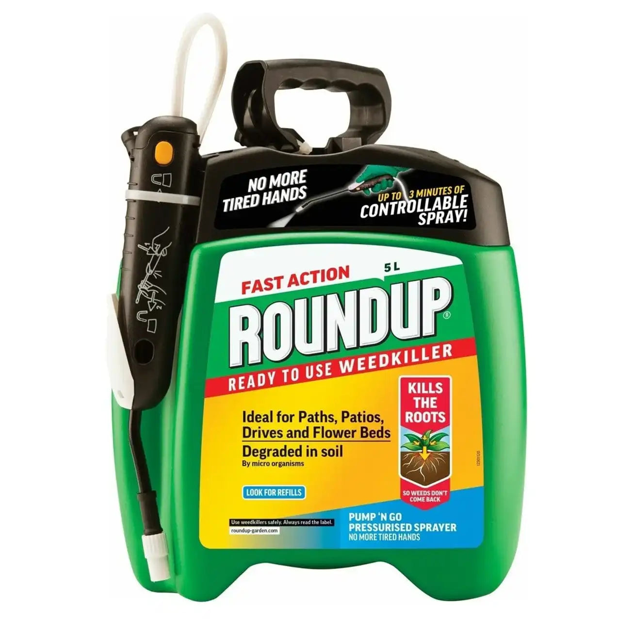 Roundup Fast Action Weedkiller Pump 'n Go 5L