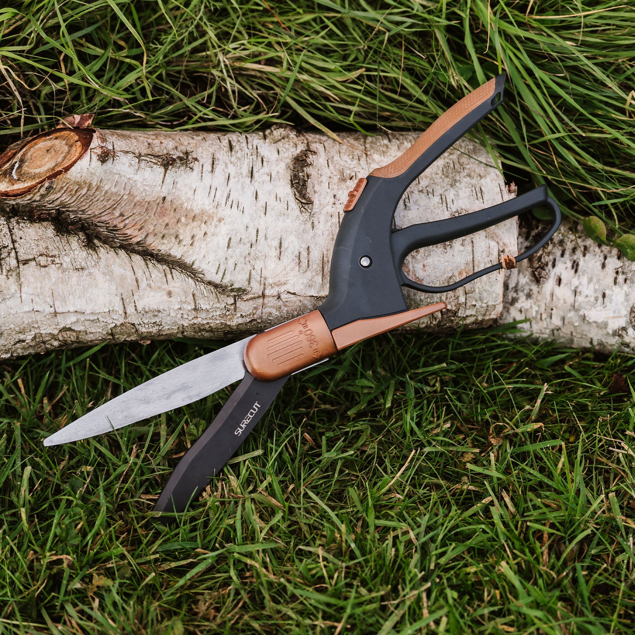 Kent & Stowe SureCut Single Handed Grass Shears detail