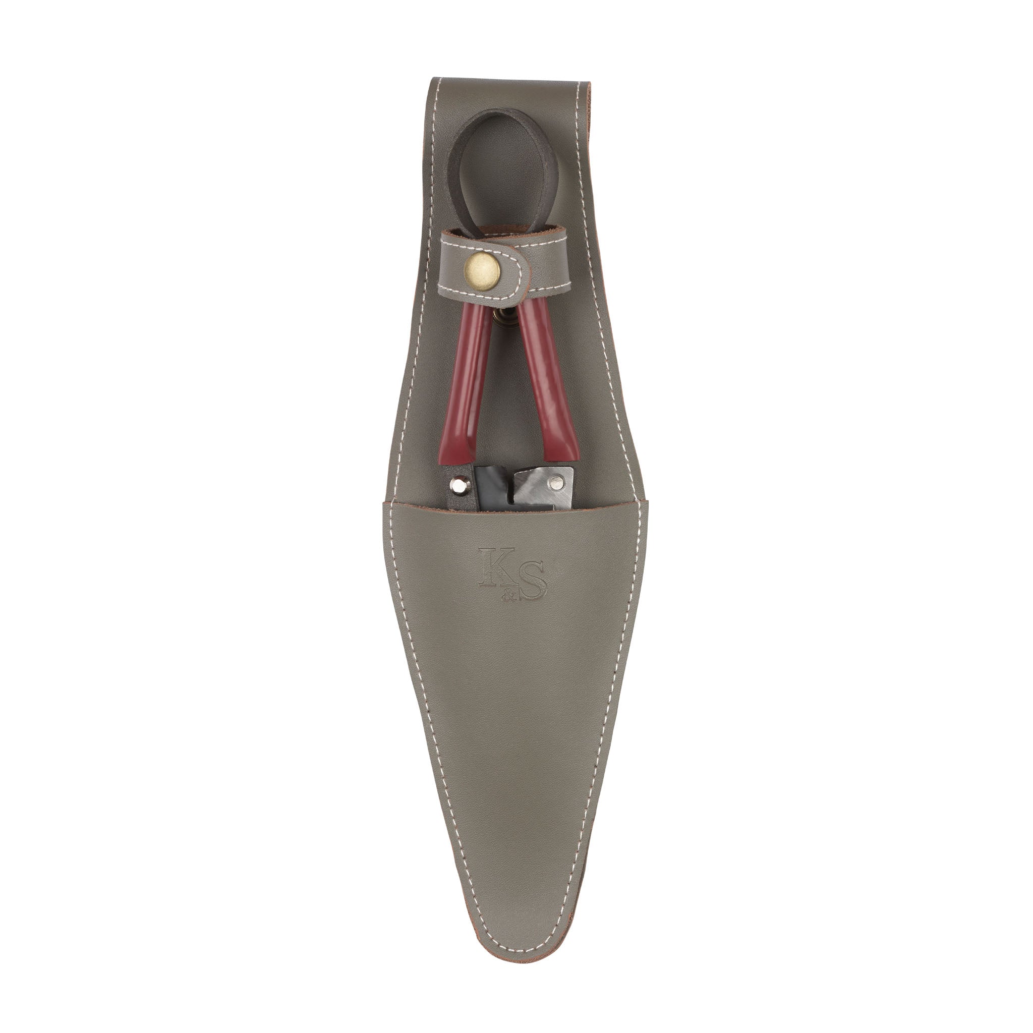 Kent & Stowe Large Topiary Shears Holster in use