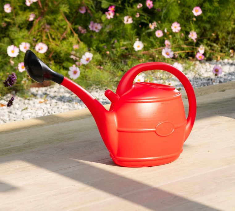 Ward 10L Watering Can with Rose - Red