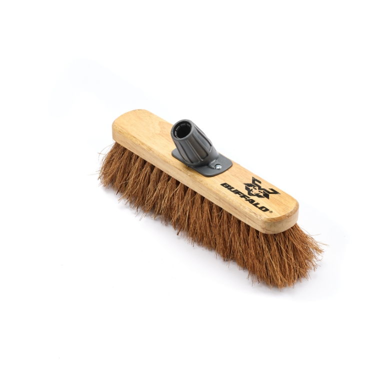 Buffalo 12 inch Soft Coco Sweeper Broom Head sweeping fine dust and debris