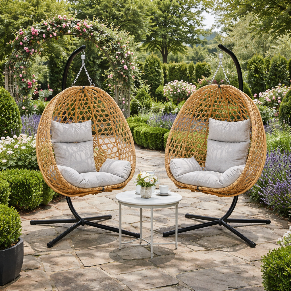 Hanging Egg Chair - Rattan - Natural