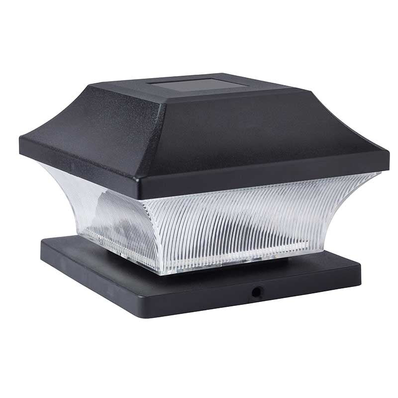 Post Light, 4pk lifestyle - planter with plants on garden setting