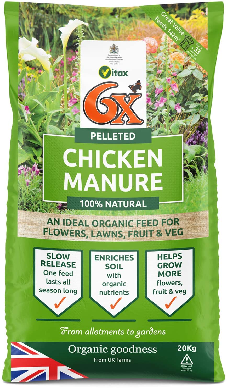 Vitax 6X Pelleted Chicken Fertiliser