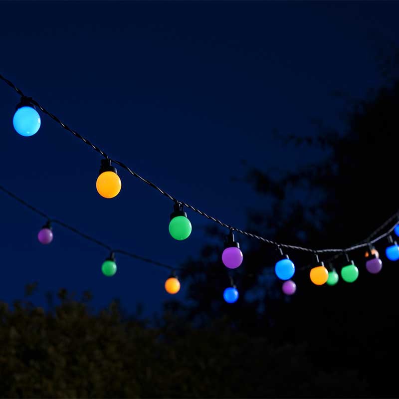 Multi Power Festoon String Lights - set of 30