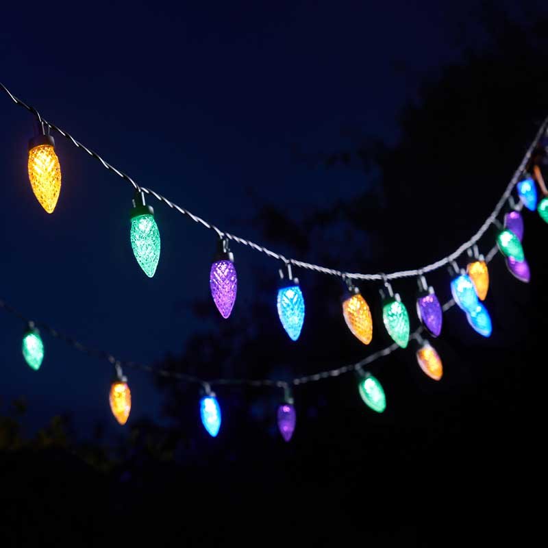 MultiPower Pine Cone String Lights - Set of 30 - planter for indoor and outdoor use