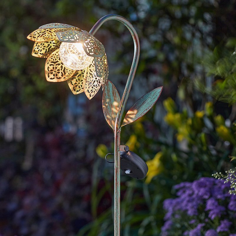 Damasque Solar Bloom - Verdigris