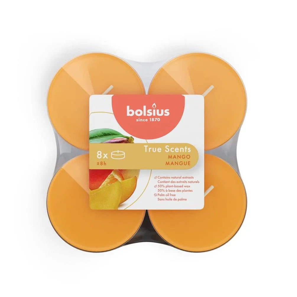 Bolsius True Scents Mango Maxi Tealights