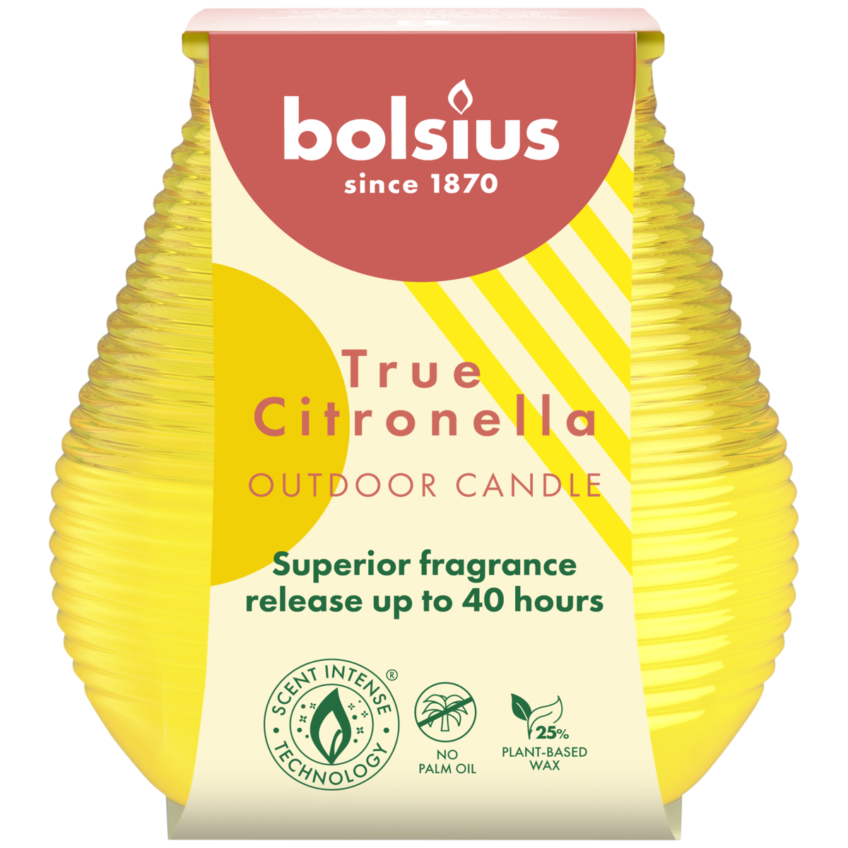 Bolsius Patio Light Olympic Yellow