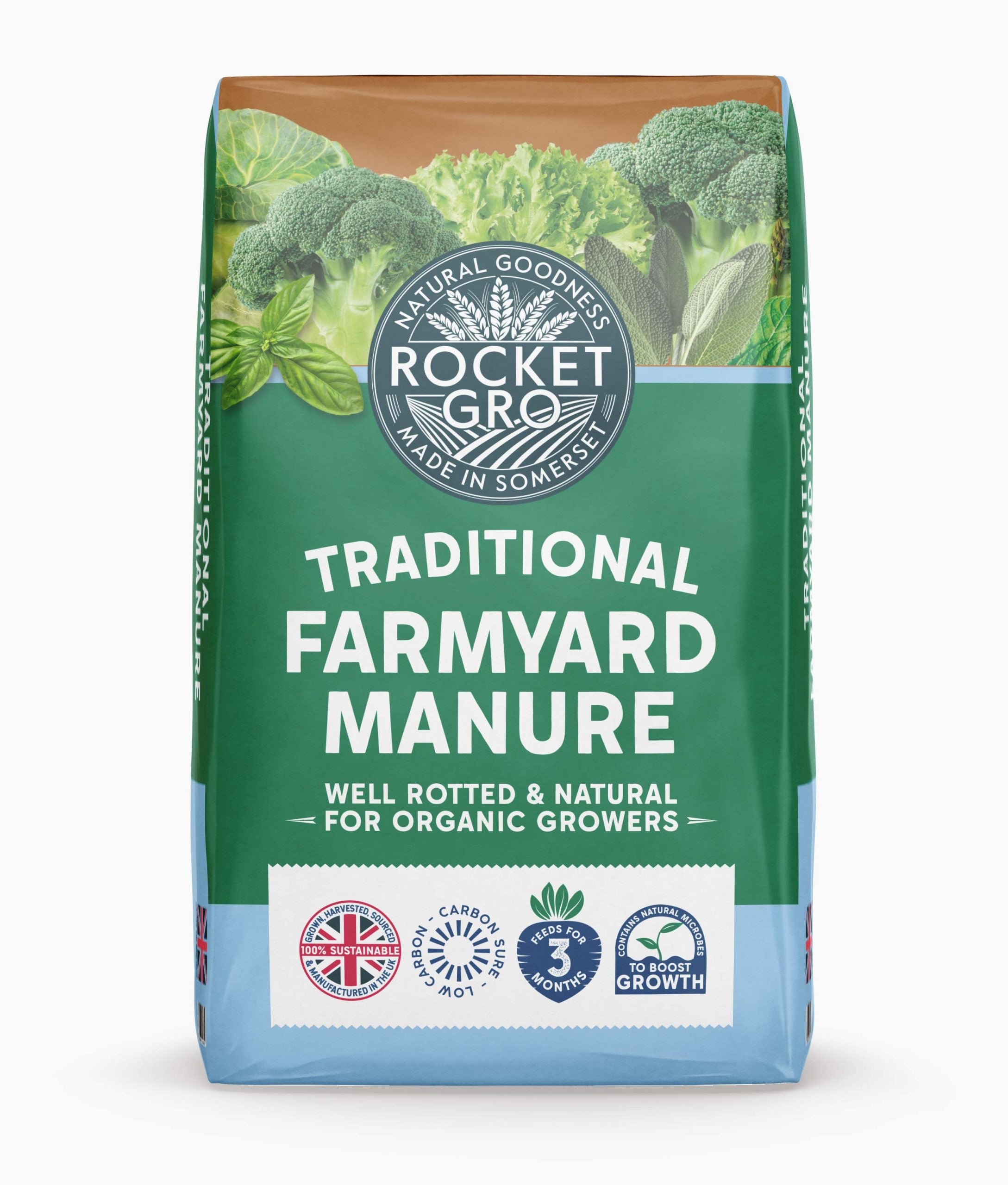 RocketGro Peat-Free Farmyard Manure 40L