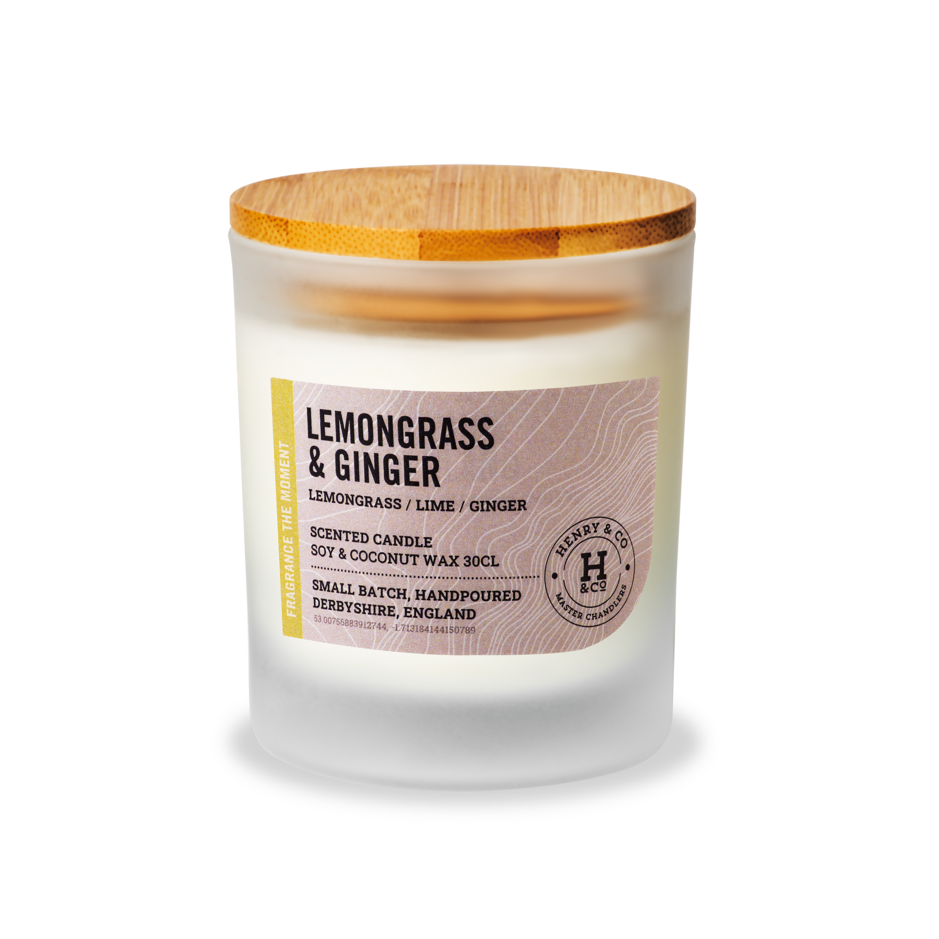 Henry & Co Lemongrass & Ginger 30cl Scented Candle