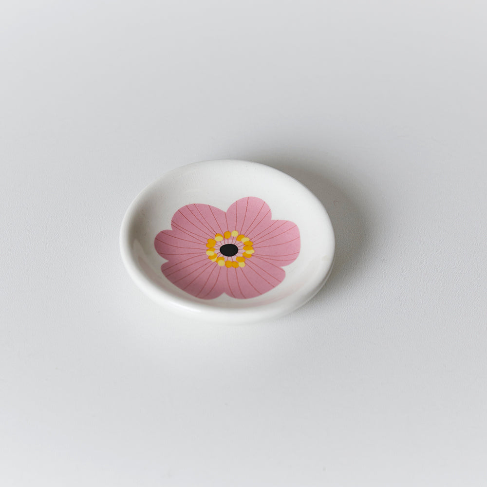 Pink Cosmos mini trinket dish