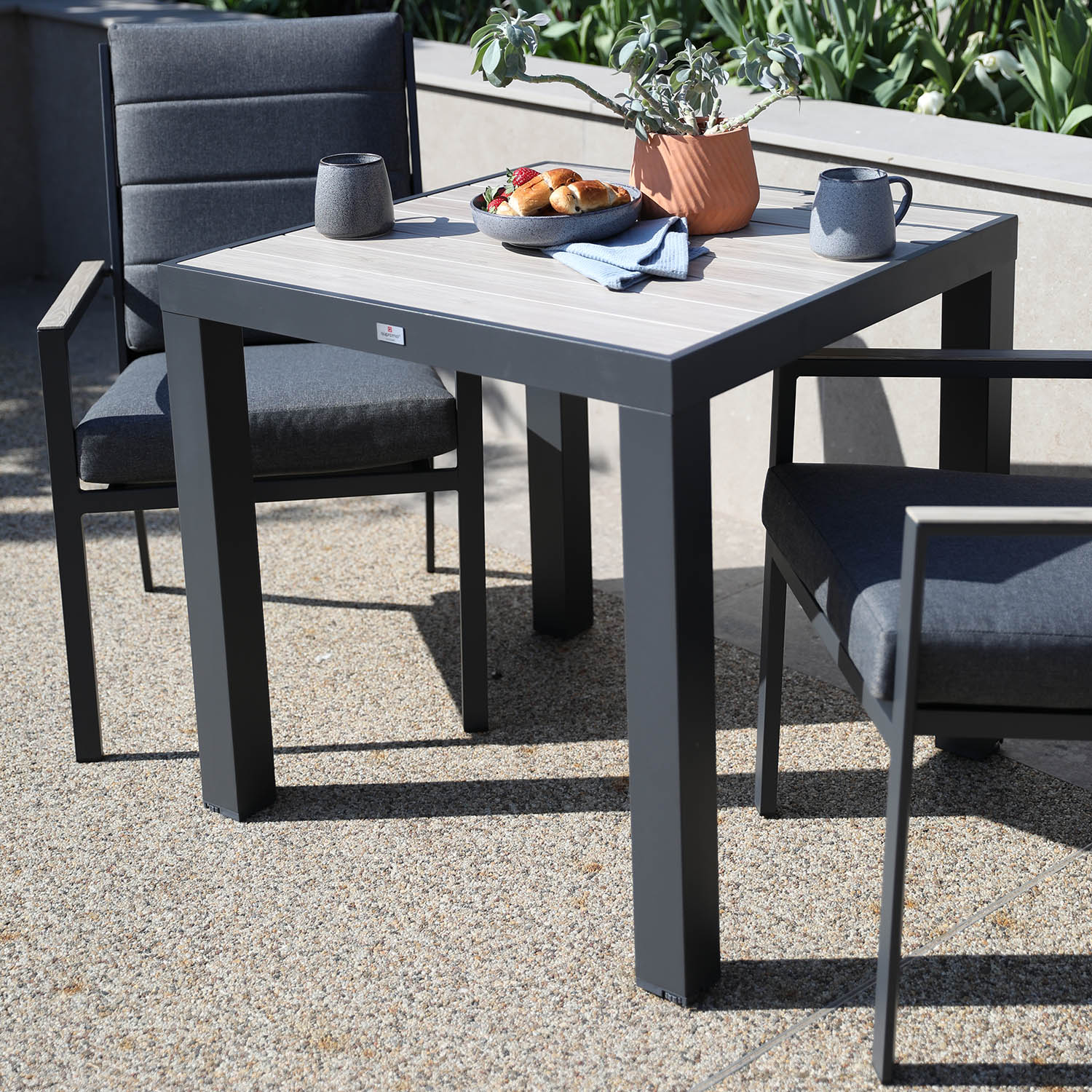 Mannington 2 Seat 70cm Square Bistro Set