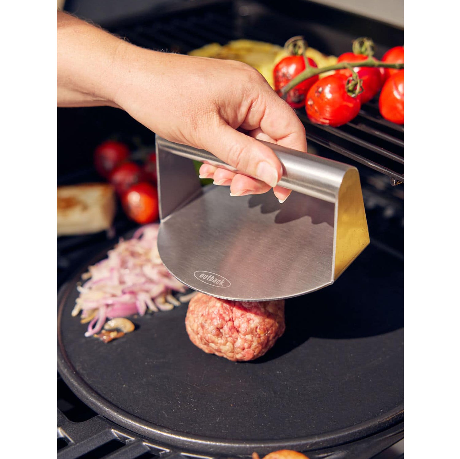 Stainless Steel Burger Press
