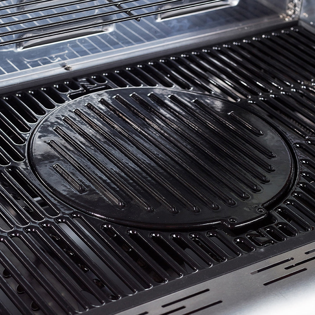 Jupiter 4 Burner Hybrid  S/S with Utility Basket, Cover + Access