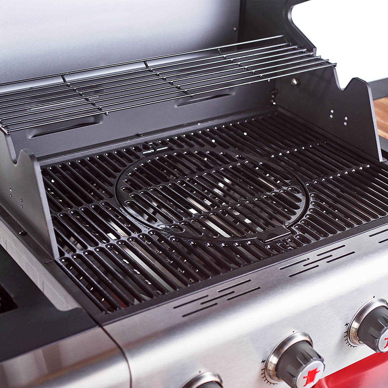 Jupiter 4 Burner Hybrid BBQ - Red