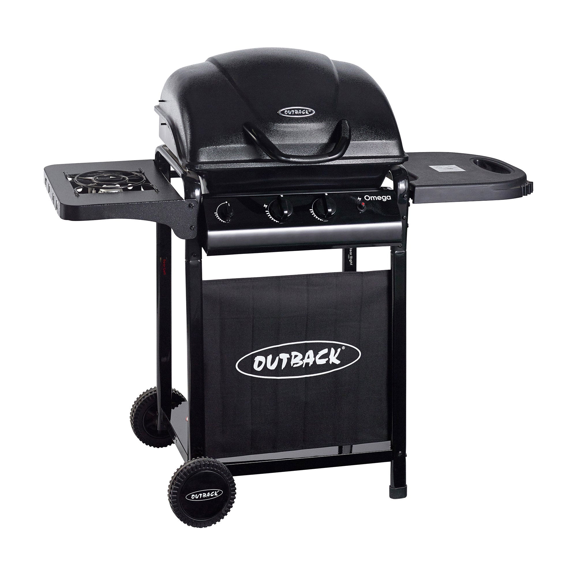 Omega 250 Gas BBQ - Black
